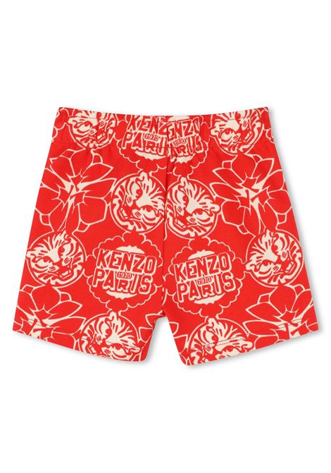 Bermuda con logo all-over KENZO KIDS | K60965997